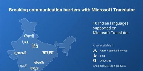 微軟翻譯器升級 十種印度語言實時翻譯賦能商務服務